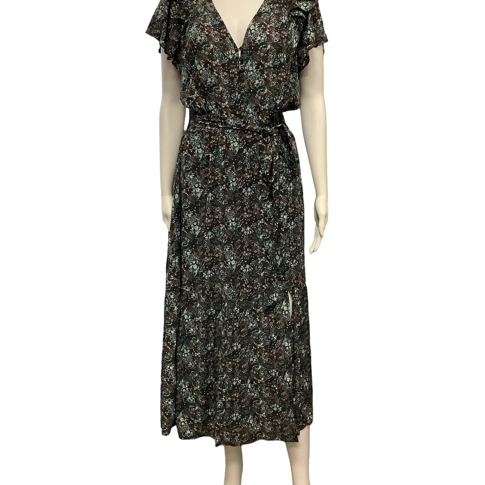 Floral V-Neck Maxi Dress